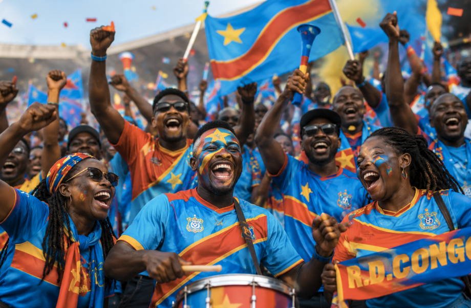 DRC soccer fans